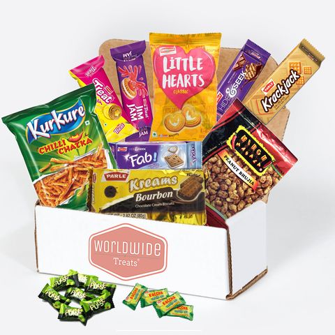 box of snacks