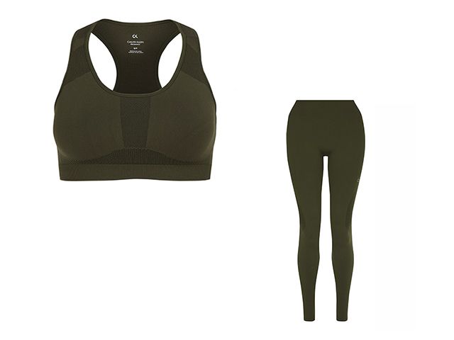 gym sports bra and leggings set