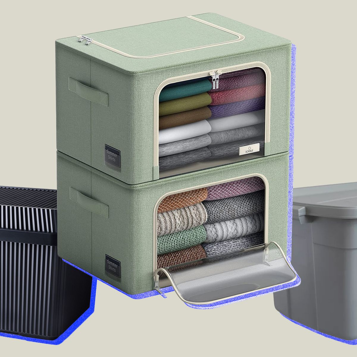 Plastic Bins, Storage Bins, Containers & Totes
