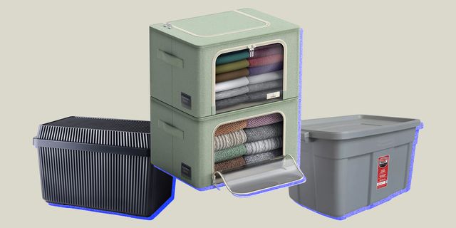 collage of 3 storage containers