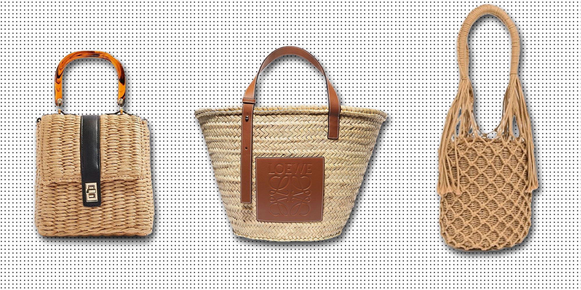 straw tote beach bag