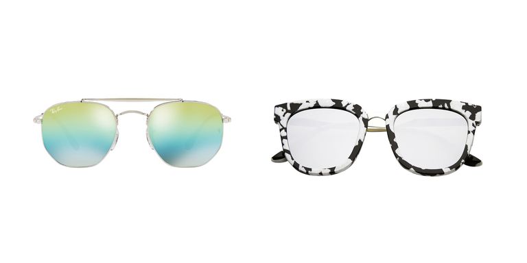 ZeroUV sunglasses; Ray-Ban sunglasses