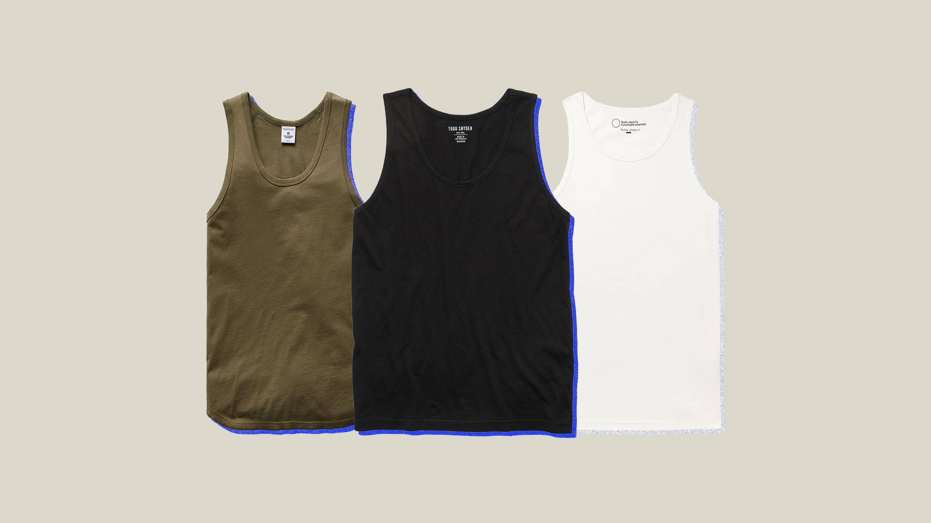 Mens Clothing T-shirts Sleeveless t-shirts Etudes Studio Tank Top in Black for Men 