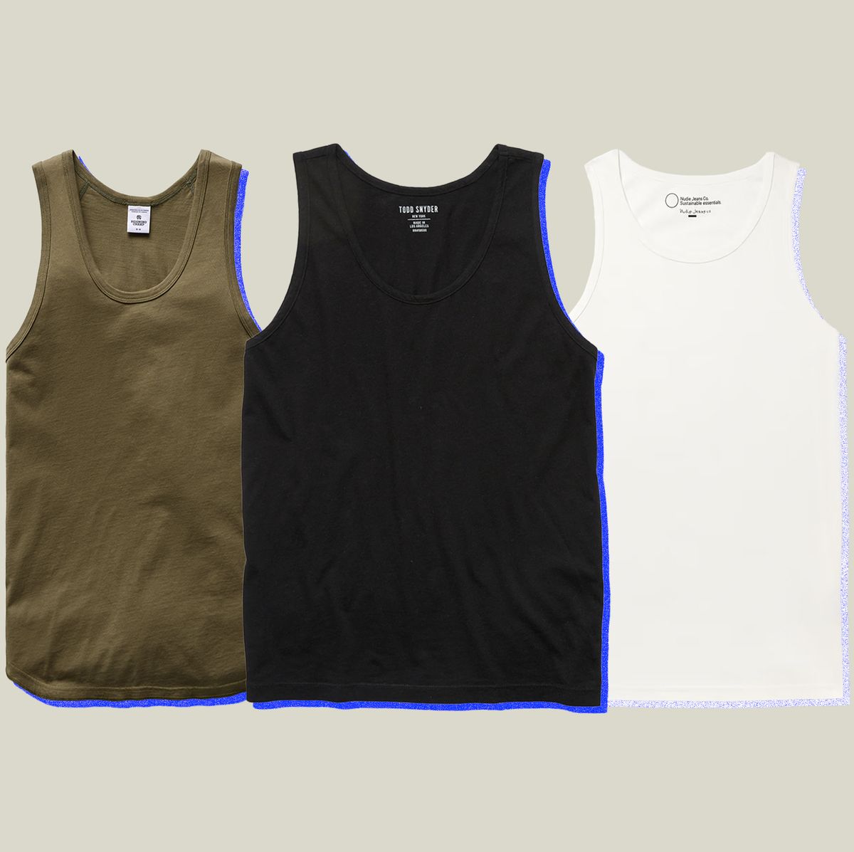 2023 Summer Fashion Men's Tank Tops Cotton Sleeveless Shirt Man