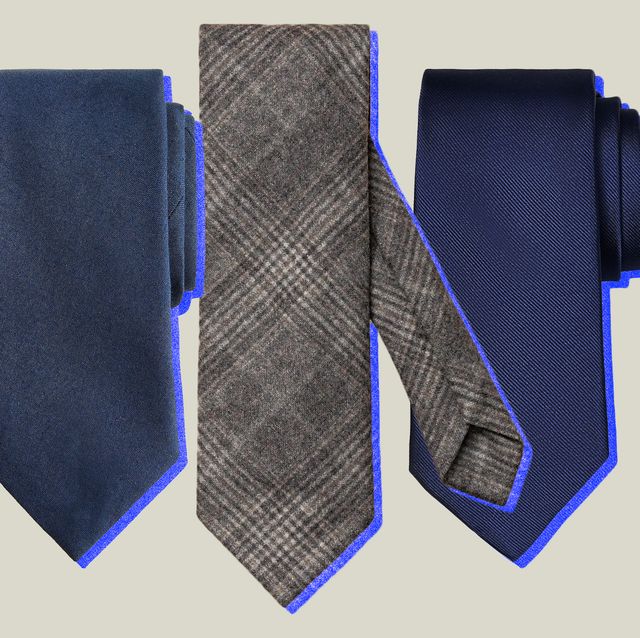 collage of three ties