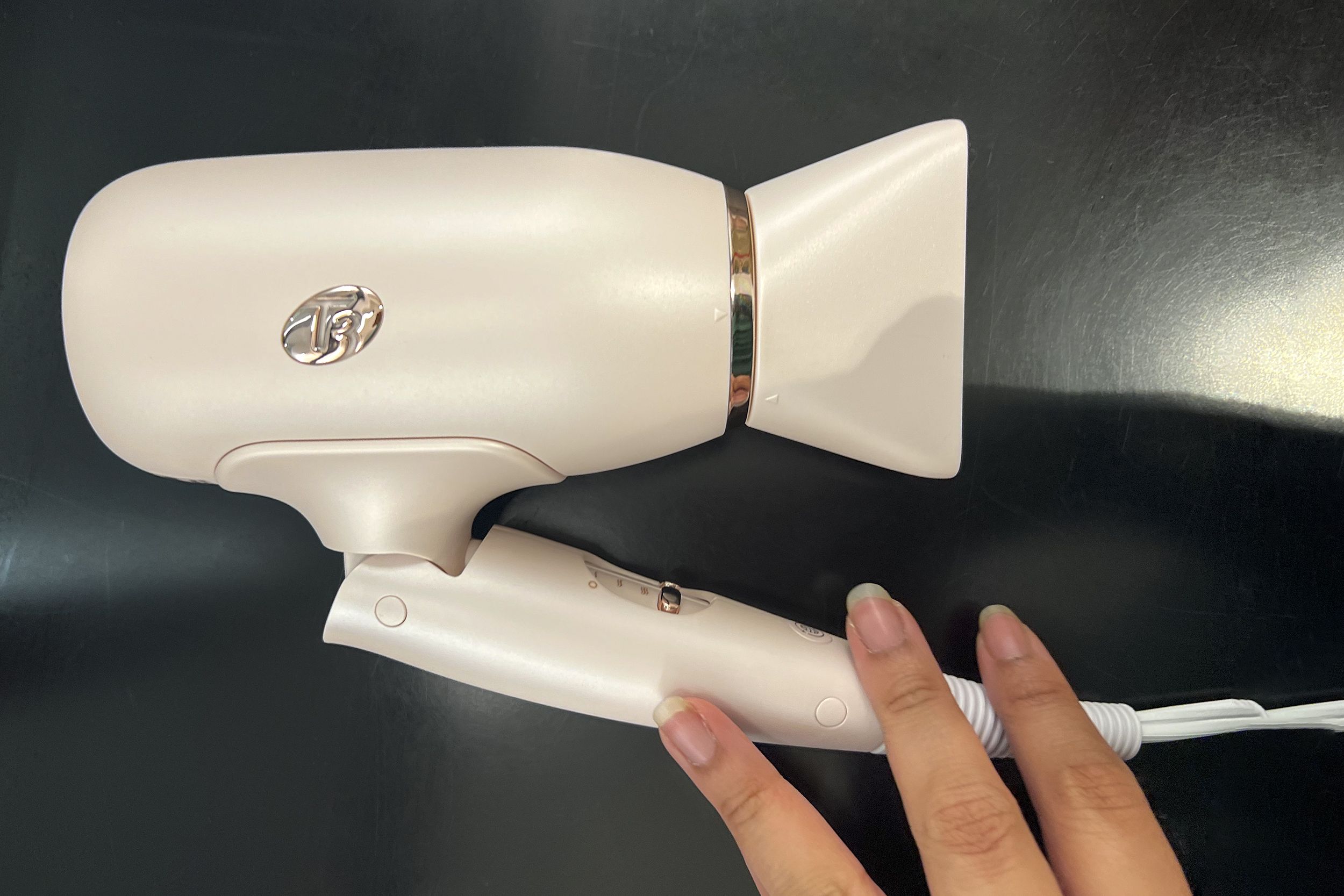 T3 travel outlet hair dryer