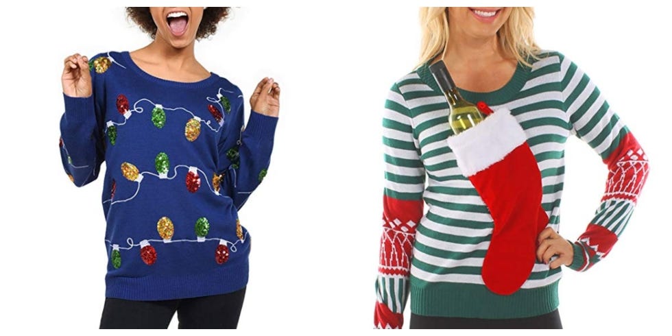 22 Best Ugly Christmas Sweaters for Women - Funny Holiday ...