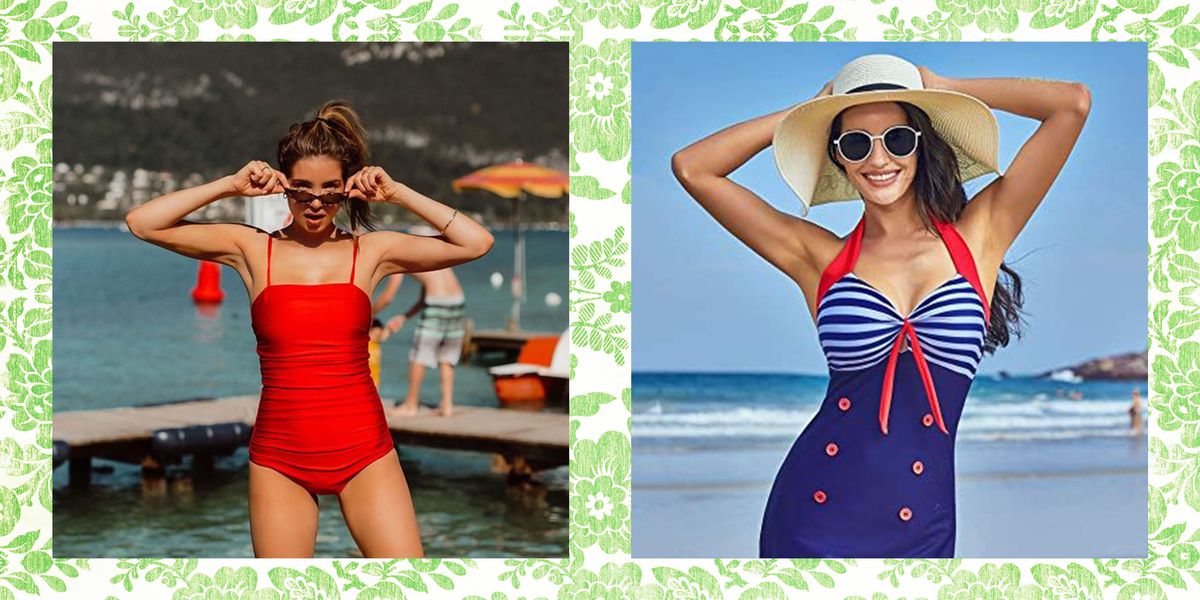 Best Vintage Swimsuits In 21 Flattering Retro Swimsuits