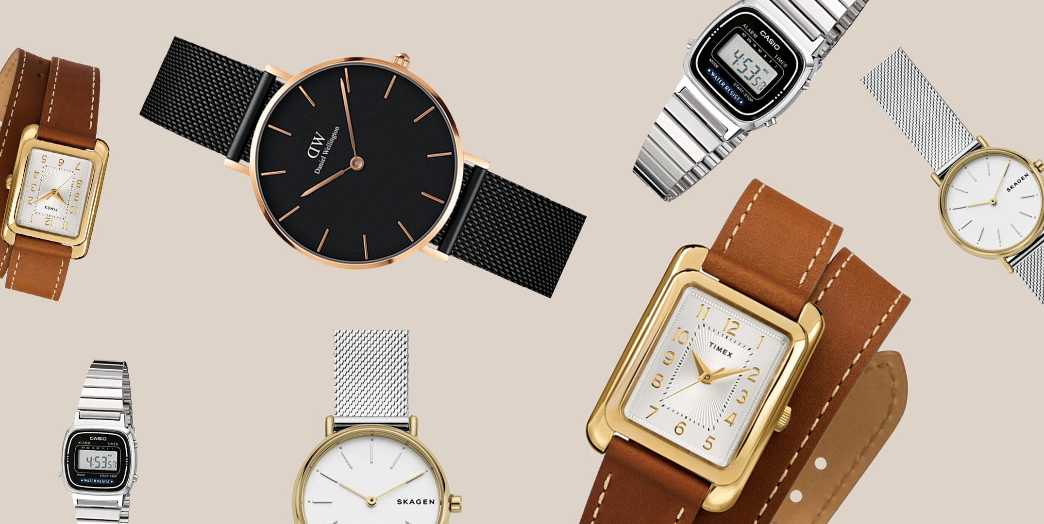 digital watches brands list