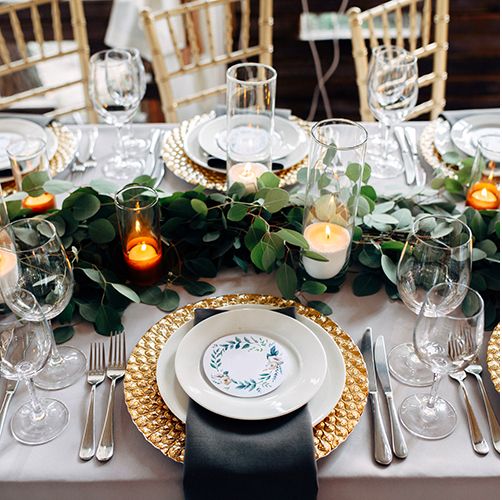 Best Wedding Table Decorations Rustic, Round Table Setting Wedding