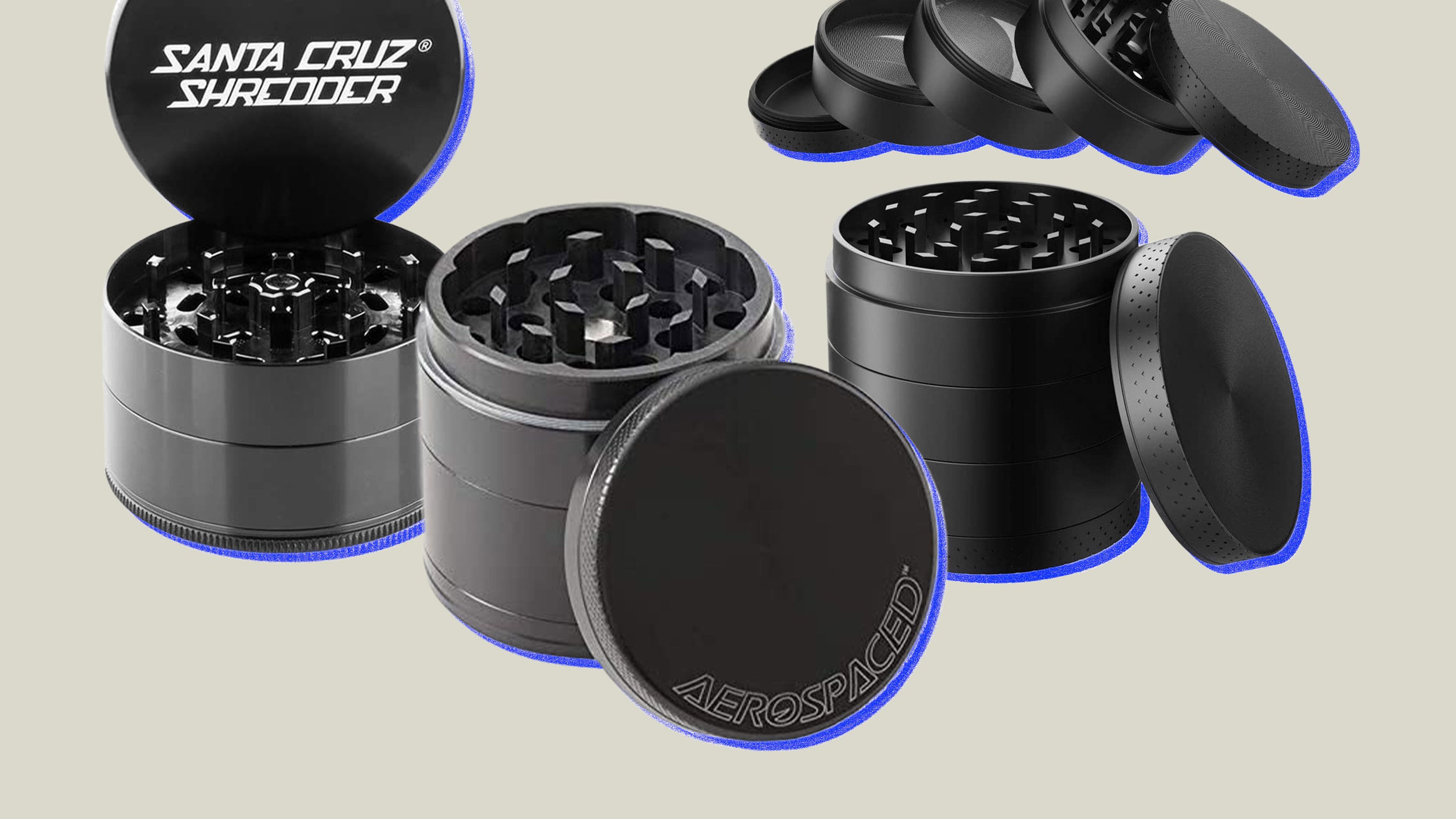 5pc, Tree Of Life Metal Weed Grinder, Tobacco Grinder, Cigarette Shredder