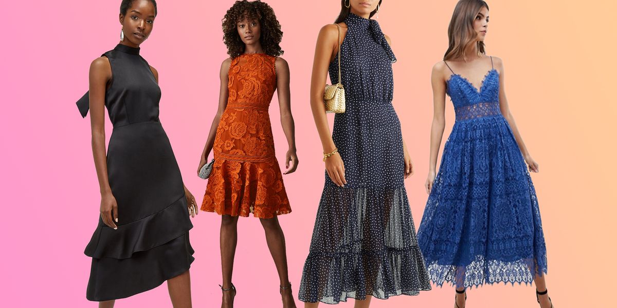 What to wear to a winter  wedding  shop wedding  guest  dresses 