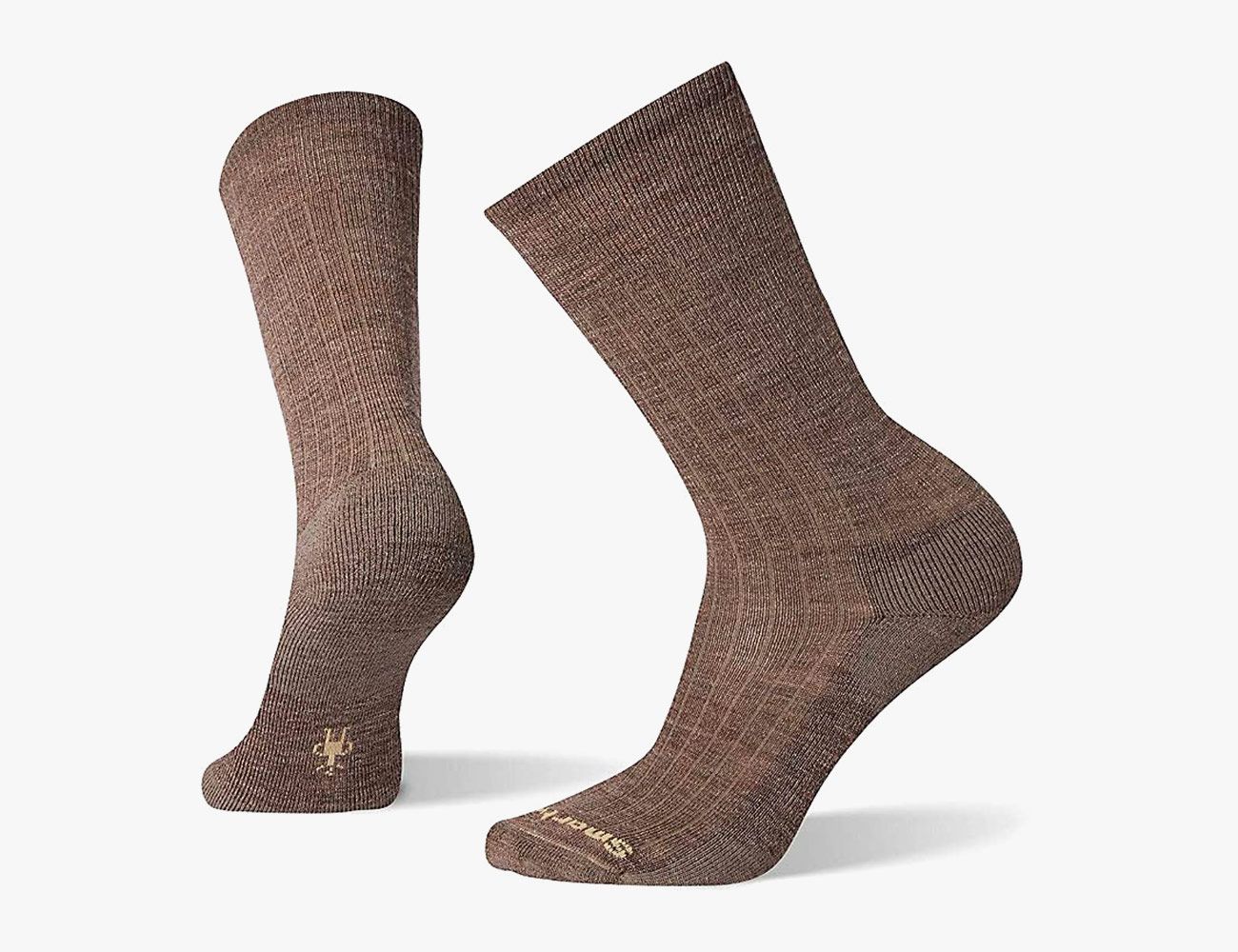 NWT Men's Wool Works 68% Merino Wool Socks 4 Pair Size 10-13 Grey/Navy #1012A 