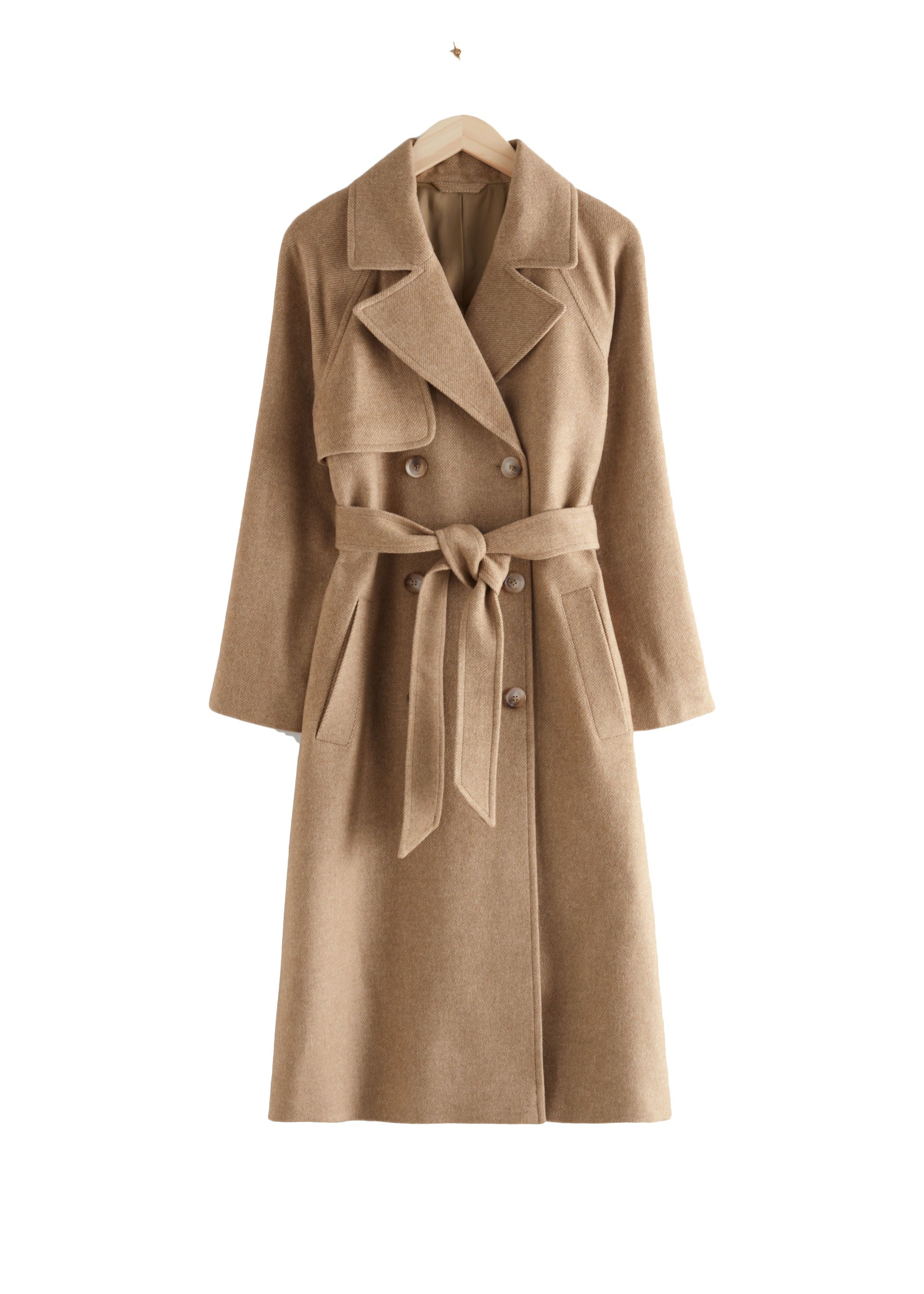 other stories camel coat