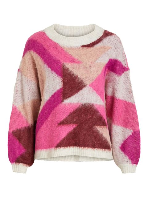 Clothing, Pink, Sweater, Outerwear, Sleeve, Wool, Magenta, Top, Woolen, Jersey, 