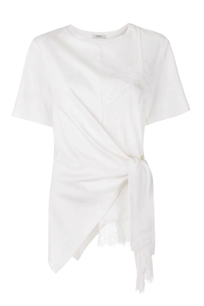 fitted white t shirt dress