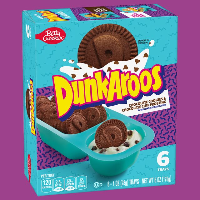 betty crocker dunkaroos chocolate cookies and chocolate chip frosting