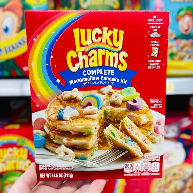 betty crocker lucky charms complete marshmallow pancake kit