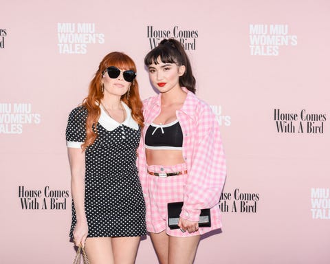 miu miu womens tales premiere poorna jagnnathan, kelsey lu, taylour paige, natasha lyonne, janicza bravo, katherine waterston