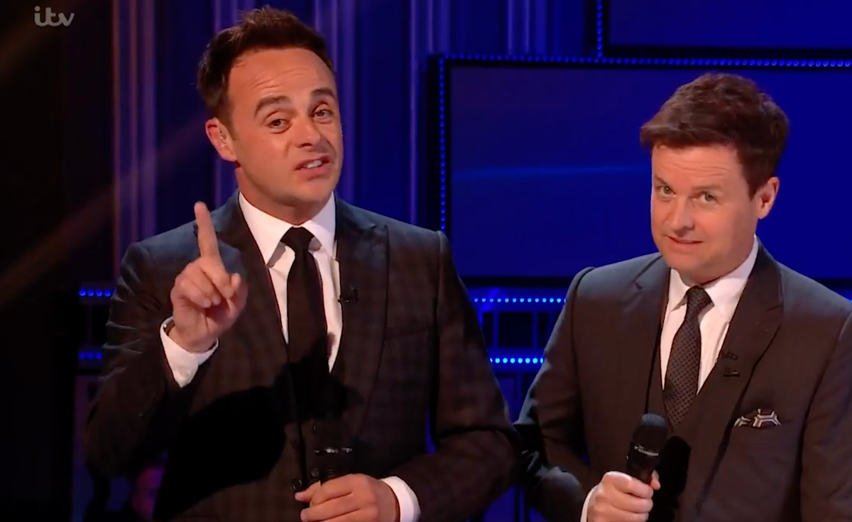 Britain's Got Talent's Ant McPartlin mocks co-presenter Dec Donnelly ...