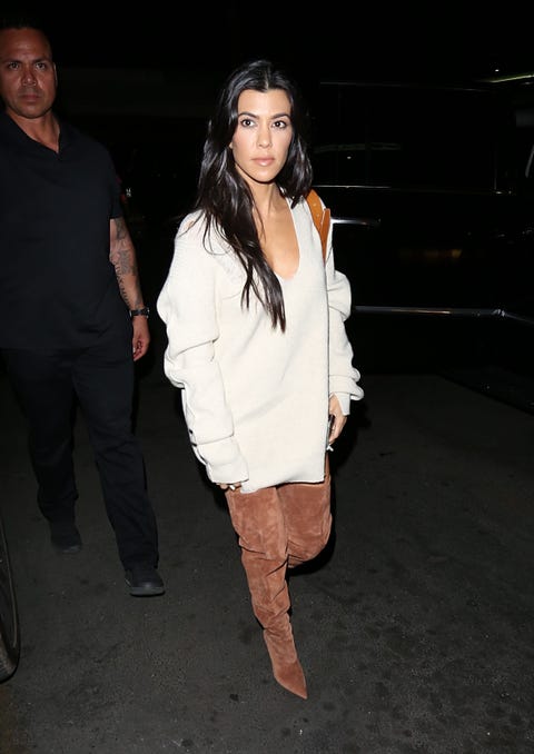 Kourtney Kardashian's Take on a Fall Outfit Apparently Does Not Require ...