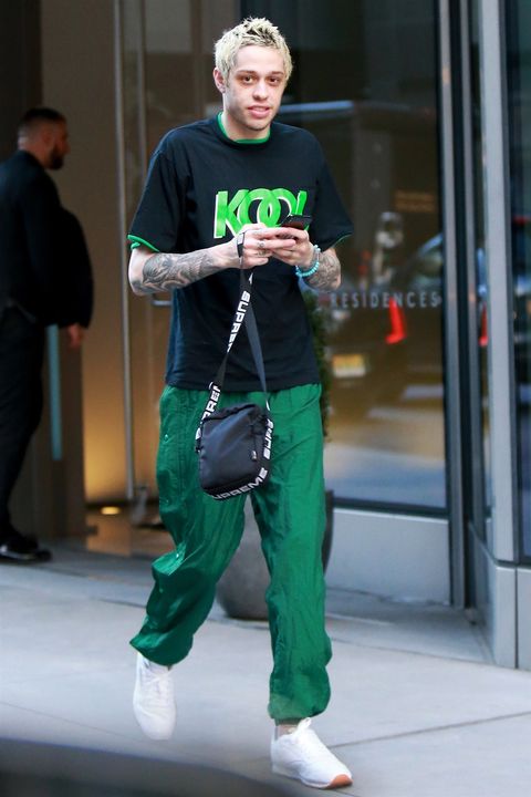 Pete Davidson Wears Long Sleeves and Pants in New York Heat Wave