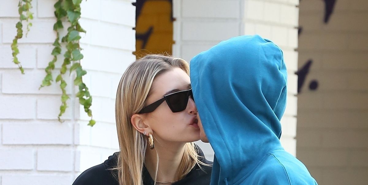 Justin Bieber And Hailey Baldwin Kiss Inside And Outside While Getting