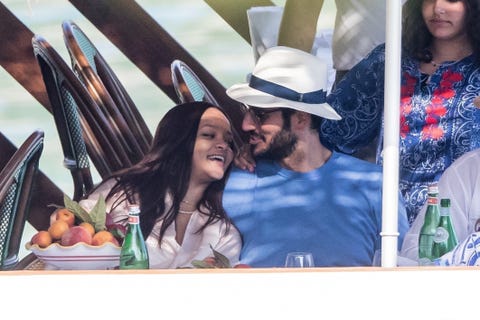 Rihanna and Hassan Jameel in Italy