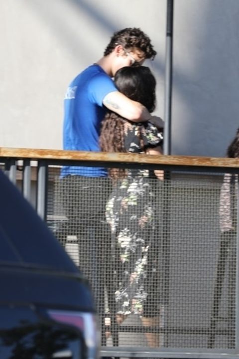 Shawn Mendes kissing Camila Cabello on LA date