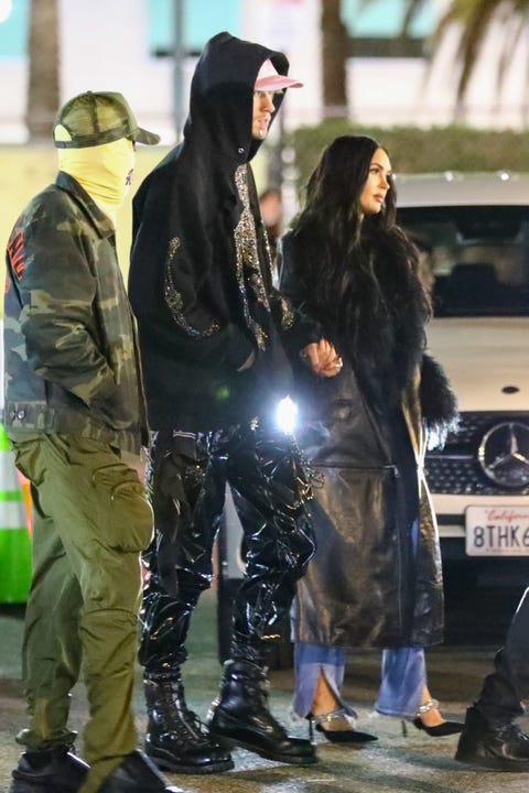 Megan Fox and Machine Gun Kelly matching in black megan fox and machine gun kelly matching in black