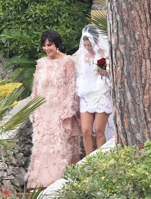 kourtney kardashian travis barker wedding looks