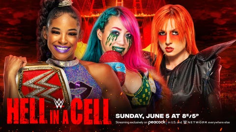 wwe hell in a cell 2022 bianca belair vs asuka vs becky lynch