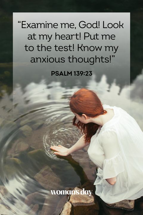 bible verses about anxiety psalm 139 23