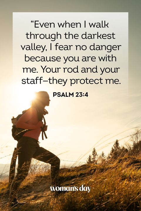bible verses about anxiety psalm 23 4
