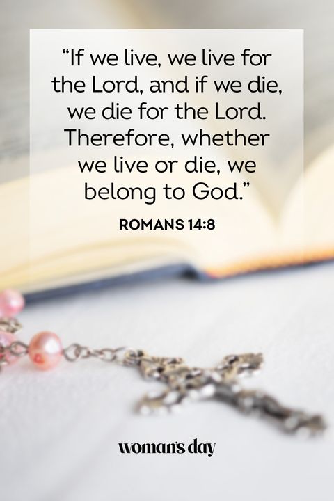 bible verses about death romans 14 8