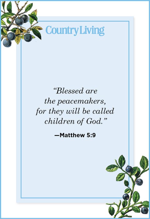 Matthew 5:9 quote