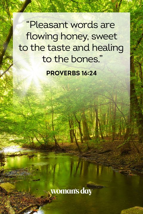healing scriptures proverbs 16 24