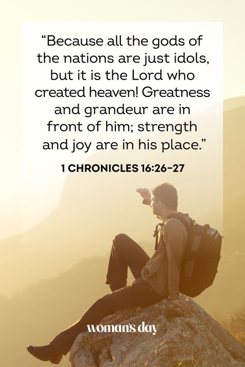 bible verses about joy 1 chronicles 16 26 27