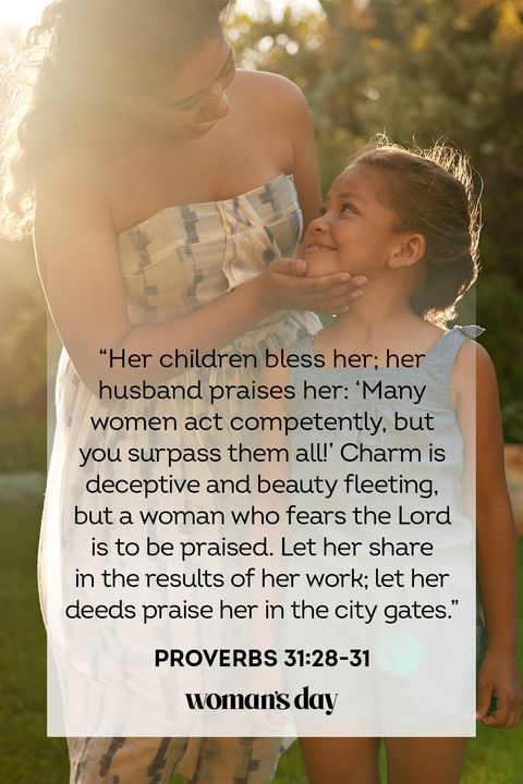 bible verses about mothers proverbs 31 28 through 31