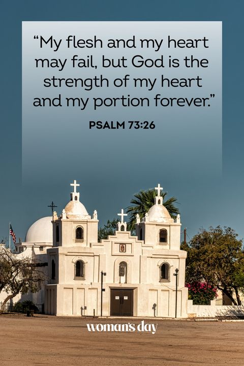 bible verses about strength psalm 73 26