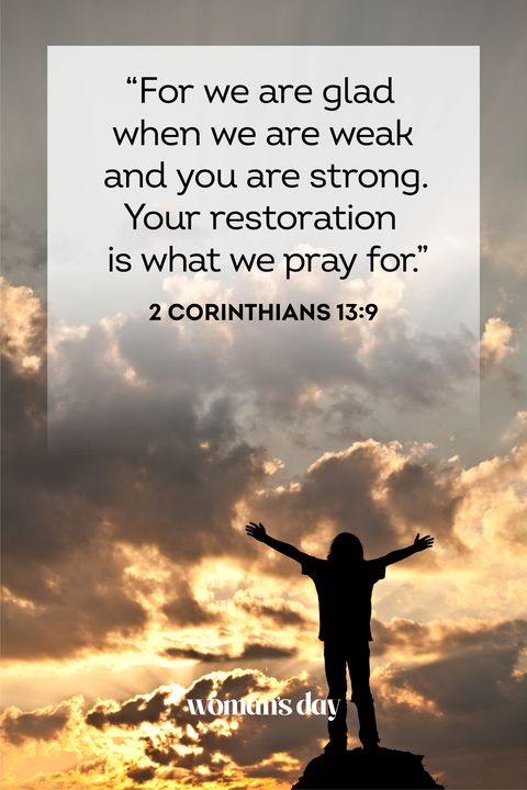 bible verses about strength 2 corinthians 13 9