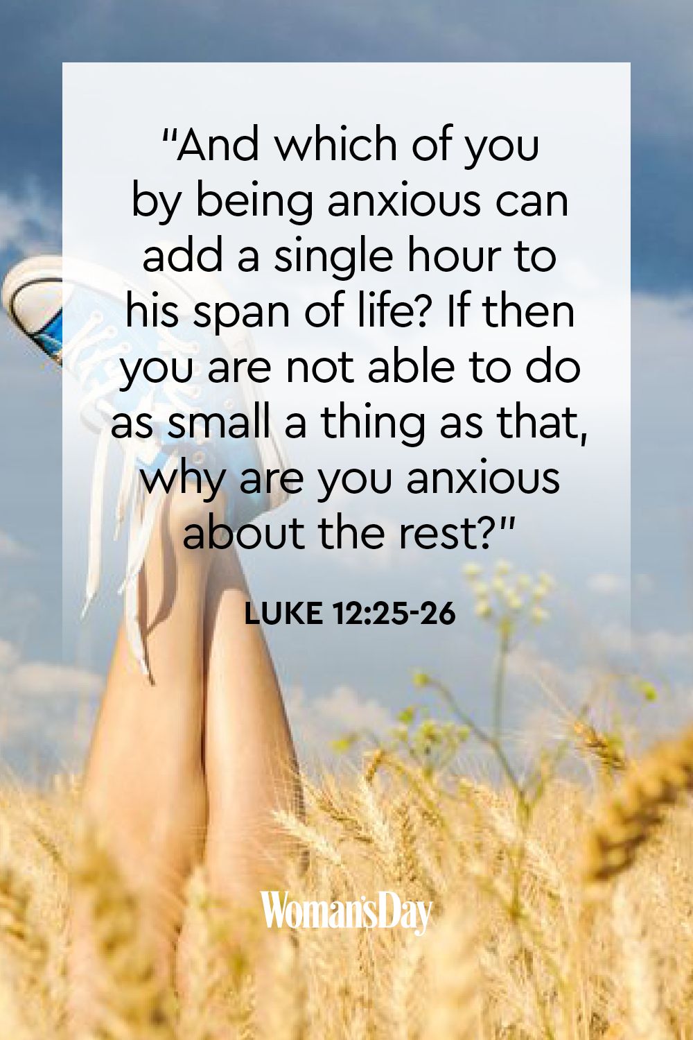 bible verse for anxiety