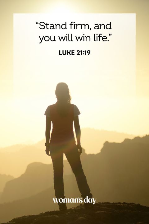 bible verses about stress luke 21 19