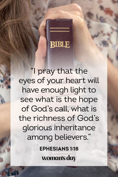 bible verses about prayer  ephesians 1 18