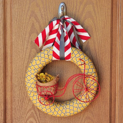 Bicycle Wreath - Summer Wreaths Bicycle Wreath - Summer Wreaths