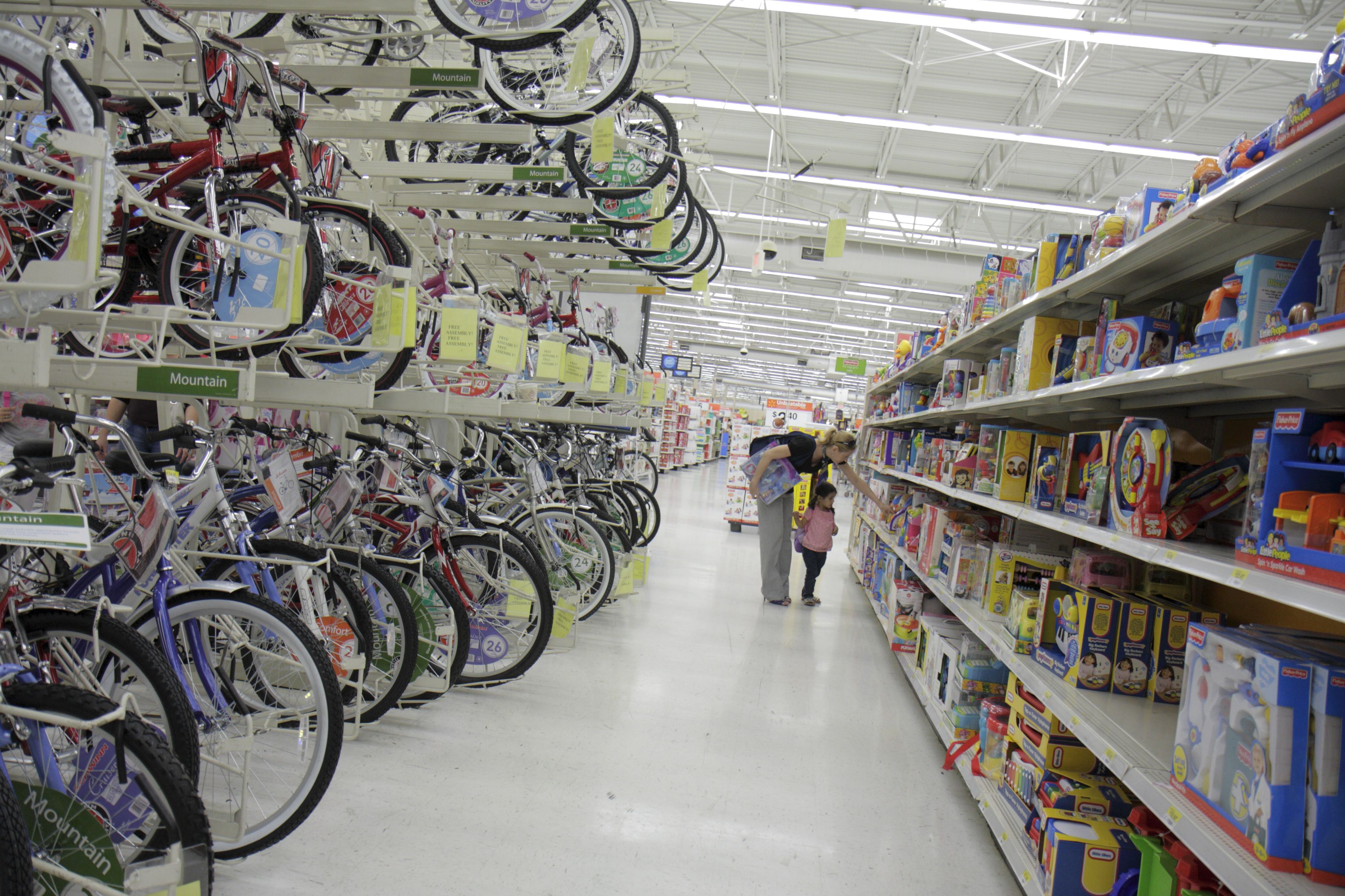 walmart bike stock