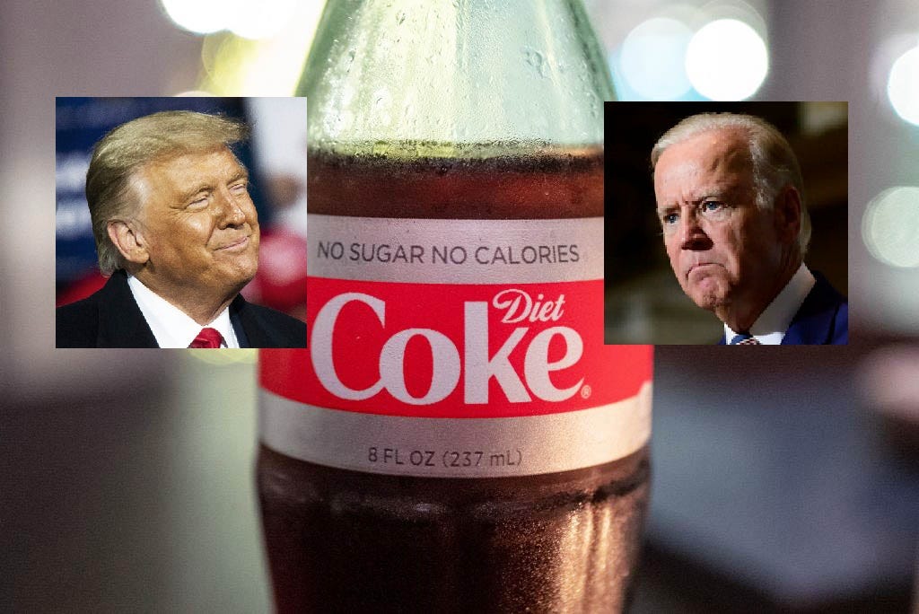 Trump aveva un "pulsante della Coca Cola" nello Studio Ovale, e Biden l