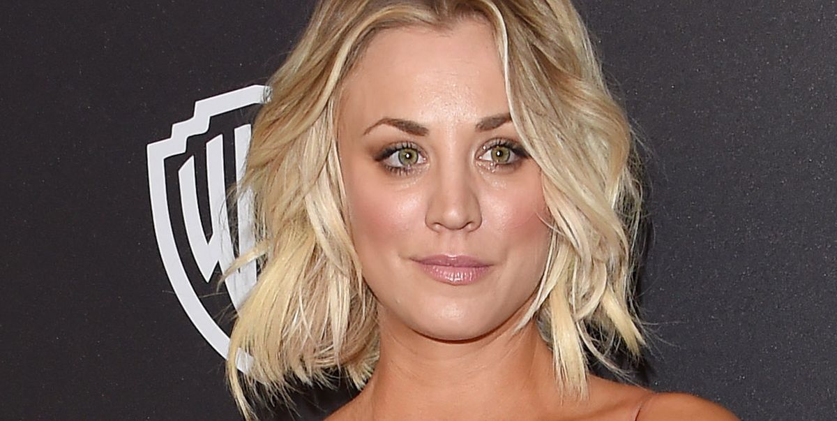 'Big Bang Theory' Fans Are Flabbergasted Over Kaley Cuoco's Plunging Red Dress