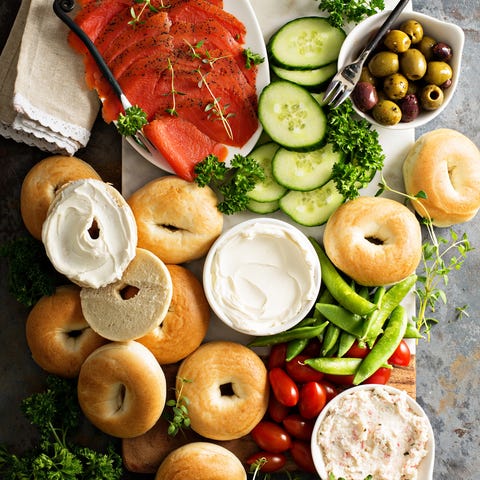mothers day ideas during quarantine bagel brunch