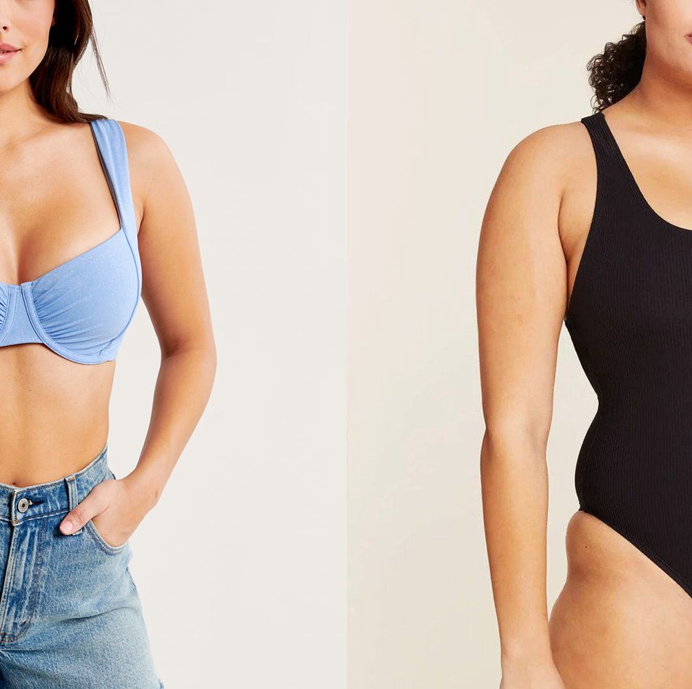 All the Best Swimsuits for Big Busts That'll *Actually* Keep the Girls in Place